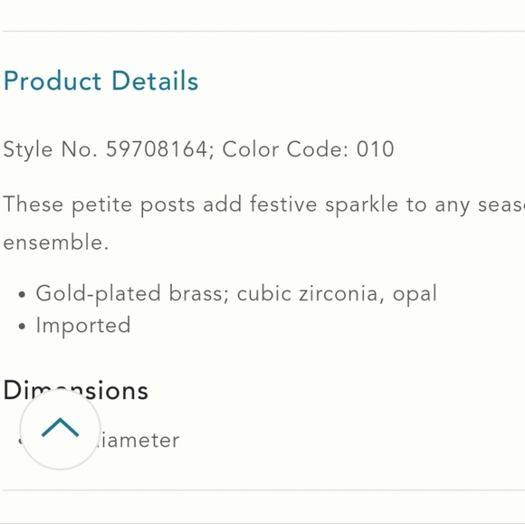 Anthropologie Opal Spirit Eye Post Earrings - gold-plated - Picture 3 of 6